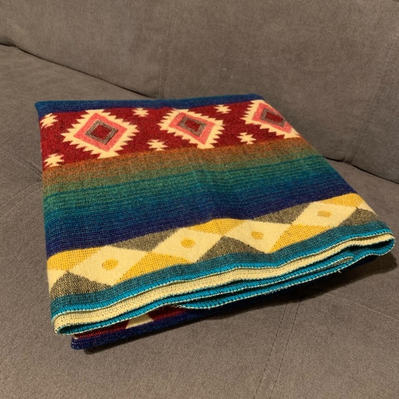 Alpaca wool throw Ecuadorian import - Picture 2 of 2